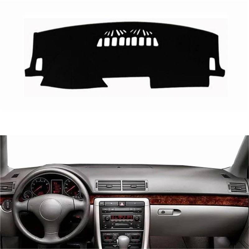 Armaturenbrett Sonnenschutz Teppich Für A4 B6 B7 2002 2003 2004 2005 2006 2007 2008 LHD RHD Auto Armaturenbrett Abdeckung Dash Matte Teppich Teppich 2 Schichten Sonnenschirm Auto Cape(Blue LHD) von URAGER