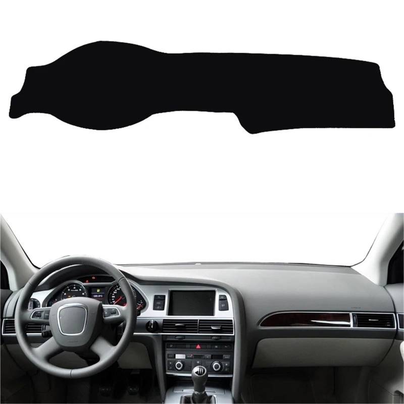 Armaturenbrett Sonnenschutz Teppich Für A6 C6 3. Generation 2005 2006 2007 2008 2009 2010 2011 Auto-Armaturenbrett-Abdeckung Auto-Armaturenbrett-Matte Teppich Sonnenschutz Dashmat(Blue LHD) von URAGER