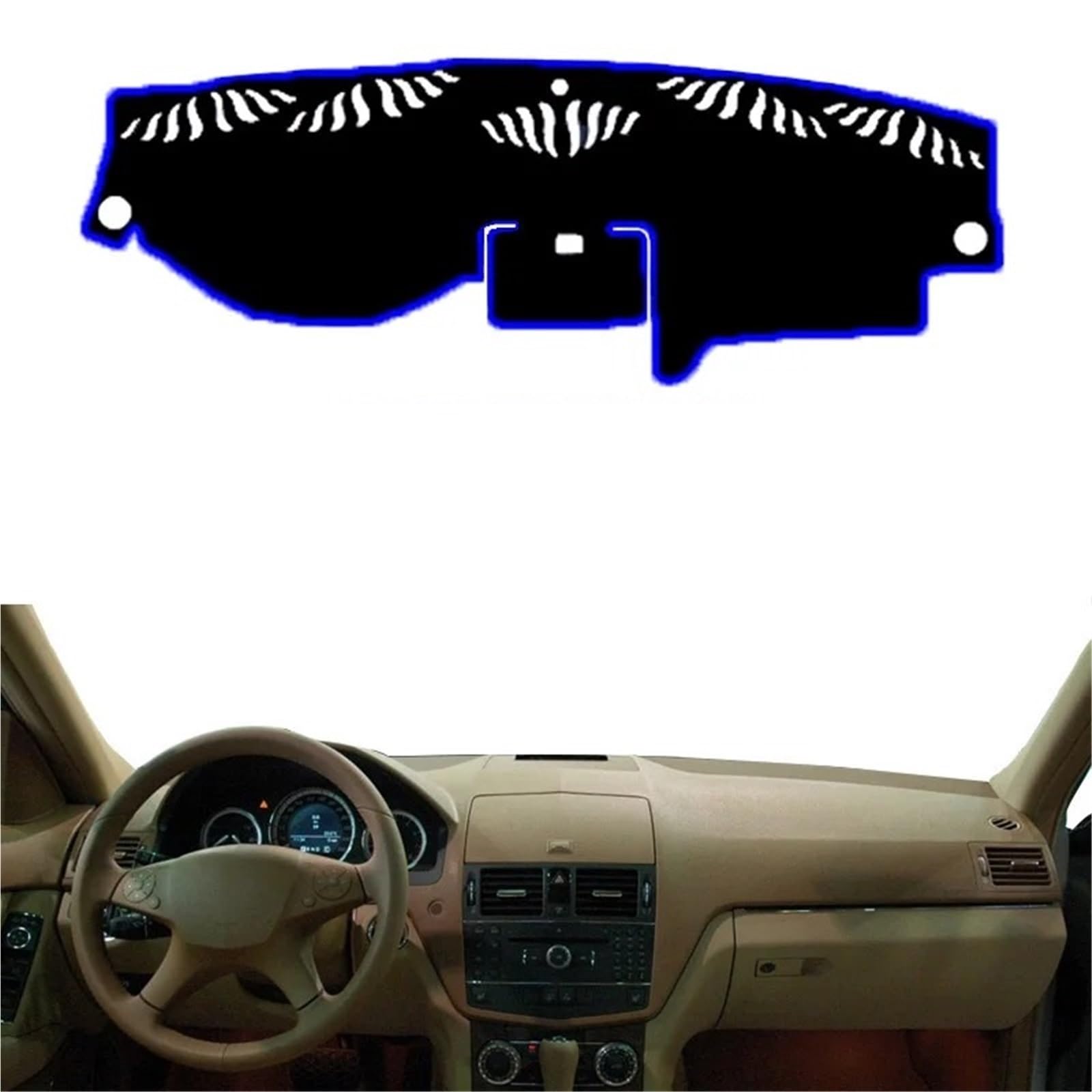 Armaturenbrett Sonnenschutz Teppich Für Benz C-Klasse W204 2008 2009 2010 2011 2012 2013 2014 LHD RHD C-Klasse C180 C200 C220 C250 C300 Auto Dashboard Abdeckung DashMat Teppich Cape(Blue LHD preFaceli Armaturenbrett Sonnenschutz Teppich Für Benz C-Klasse W204 2008 2009 2010 2011 2012 2013 2014 LHD RHD C-Klasse C180 C200 C220 C250 C300 Auto Dashboard Abdeckung DashMat Teppich Cape(Blue LHD preFaceli von URAGER