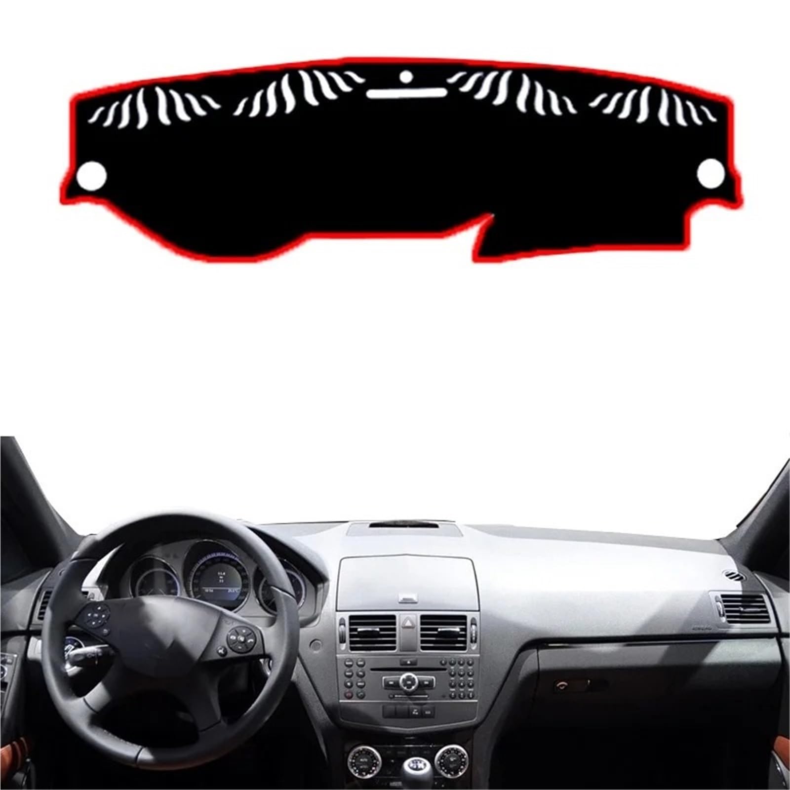Armaturenbrett Sonnenschutz Teppich Für Benz C-Klasse W204 2008 2009 2010 2011 2012 2013 2014 LHD RHD C-Klasse C180 C200 C220 C250 C300 Auto Dashboard Abdeckung DashMat Teppich Cape(Red LHD Facelift) Armaturenbrett Sonnenschutz Teppich Für Benz C-Klasse W204 2008 2009 2010 2011 2012 2013 2014 LHD RHD C-Klasse C180 C200 C220 C250 C300 Auto Dashboard Abdeckung DashMat Teppich Cape(Red LHD Facelift) von URAGER