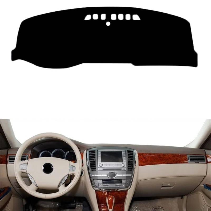 Armaturenbrett Sonnenschutz Teppich Für Buick Für Lacrosse 2006 2007 2008 Auto Innere Dashboard Abdeckung DashMat Teppich Kissen Sonnenschutz(LHD Black) von URAGER
