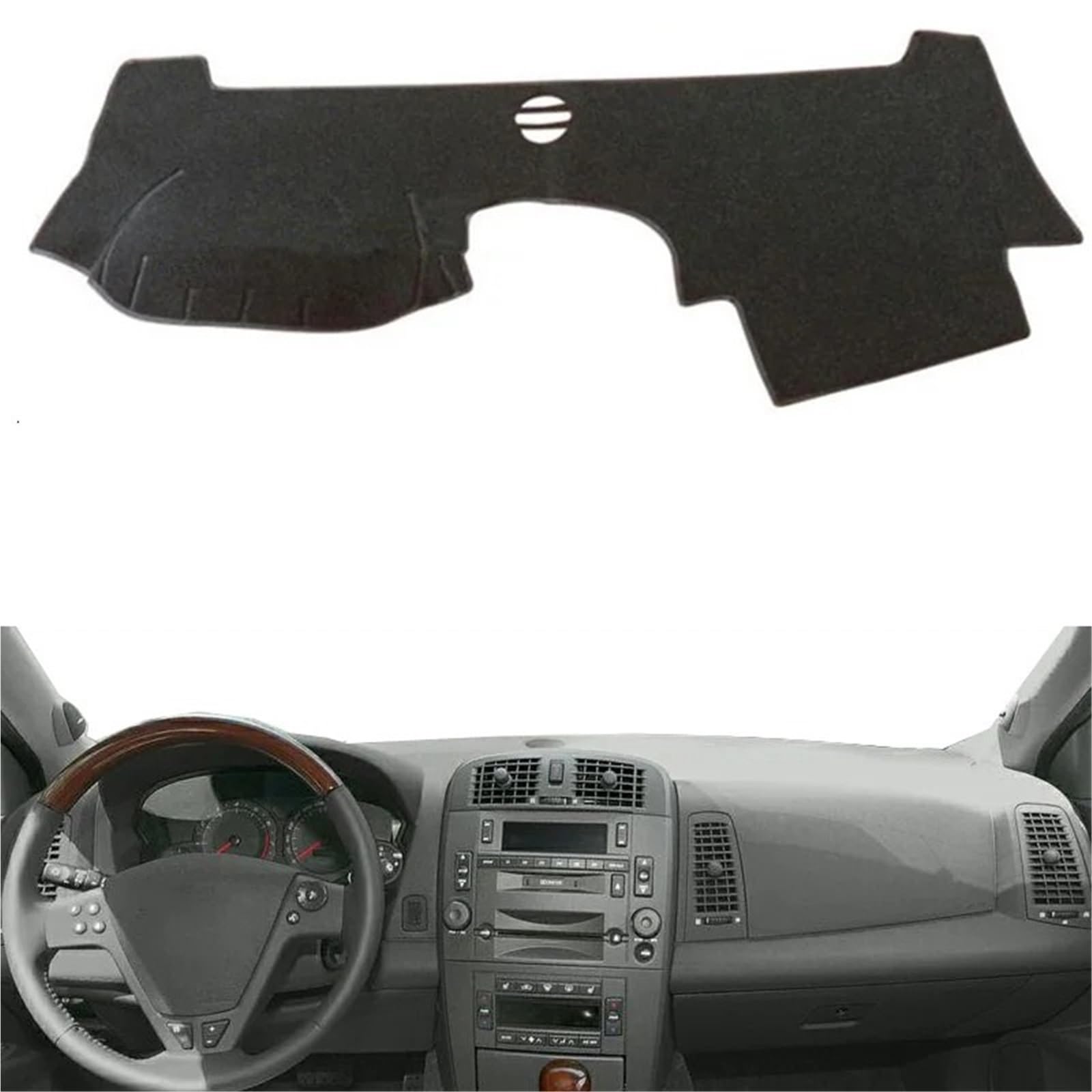 Armaturenbrett Sonnenschutz Teppich Für Cadillac Cts 2003 2004 2005 2006 2007 Dashmat Sonnenschutz Pad Teppich Auto-Dashboard-Dash Matte Auto Dashboard Abdeckung(Blau) von URAGER