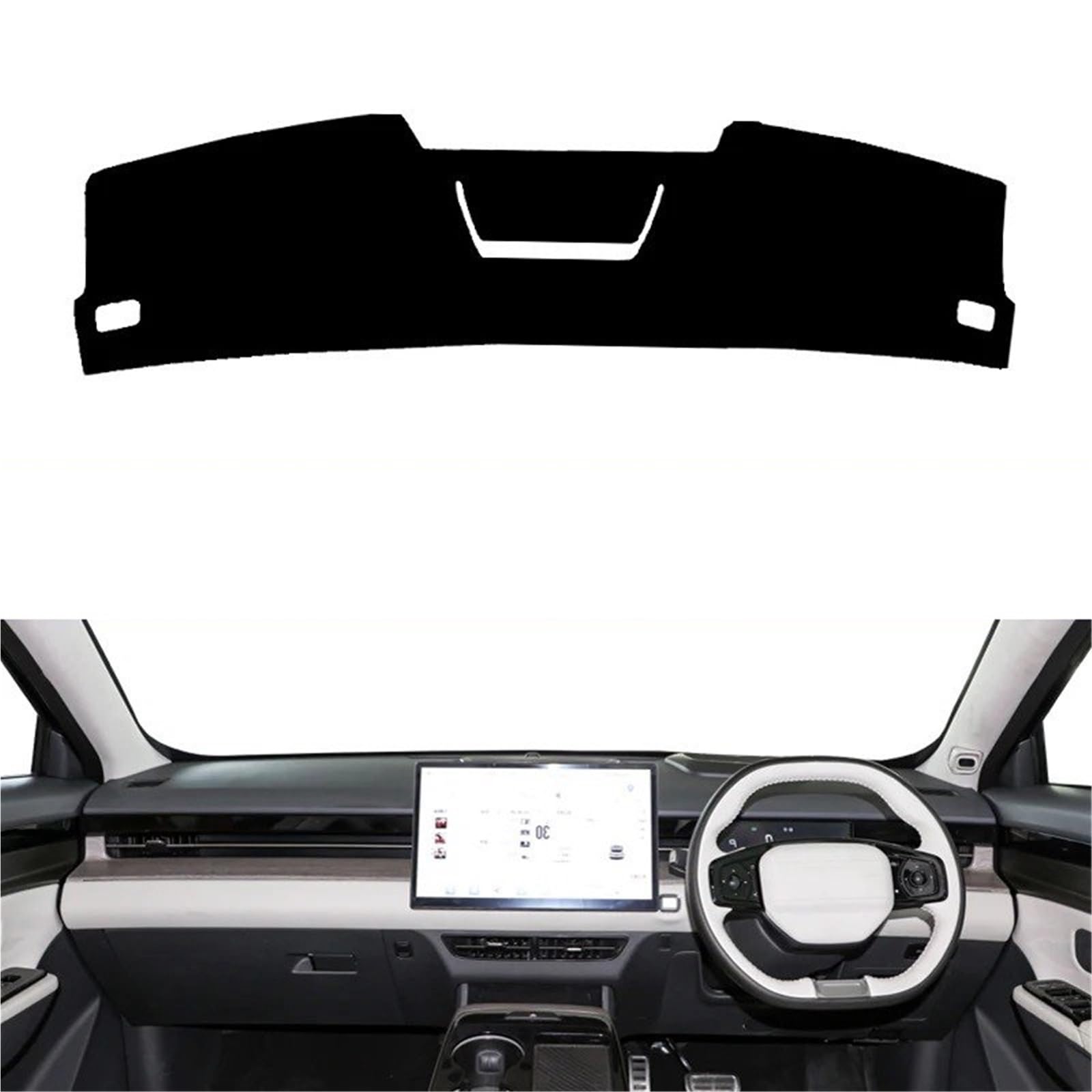 Armaturenbrett Sonnenschutz Teppich Für Chery Für Jetour Dashing 2022 2023 2024 Auto-Armaturenbrett-Abdeckung Armaturenbrett-Matte Teppichumhang Sonnenschutz-Schutzteppich(Blue RHD) von URAGER