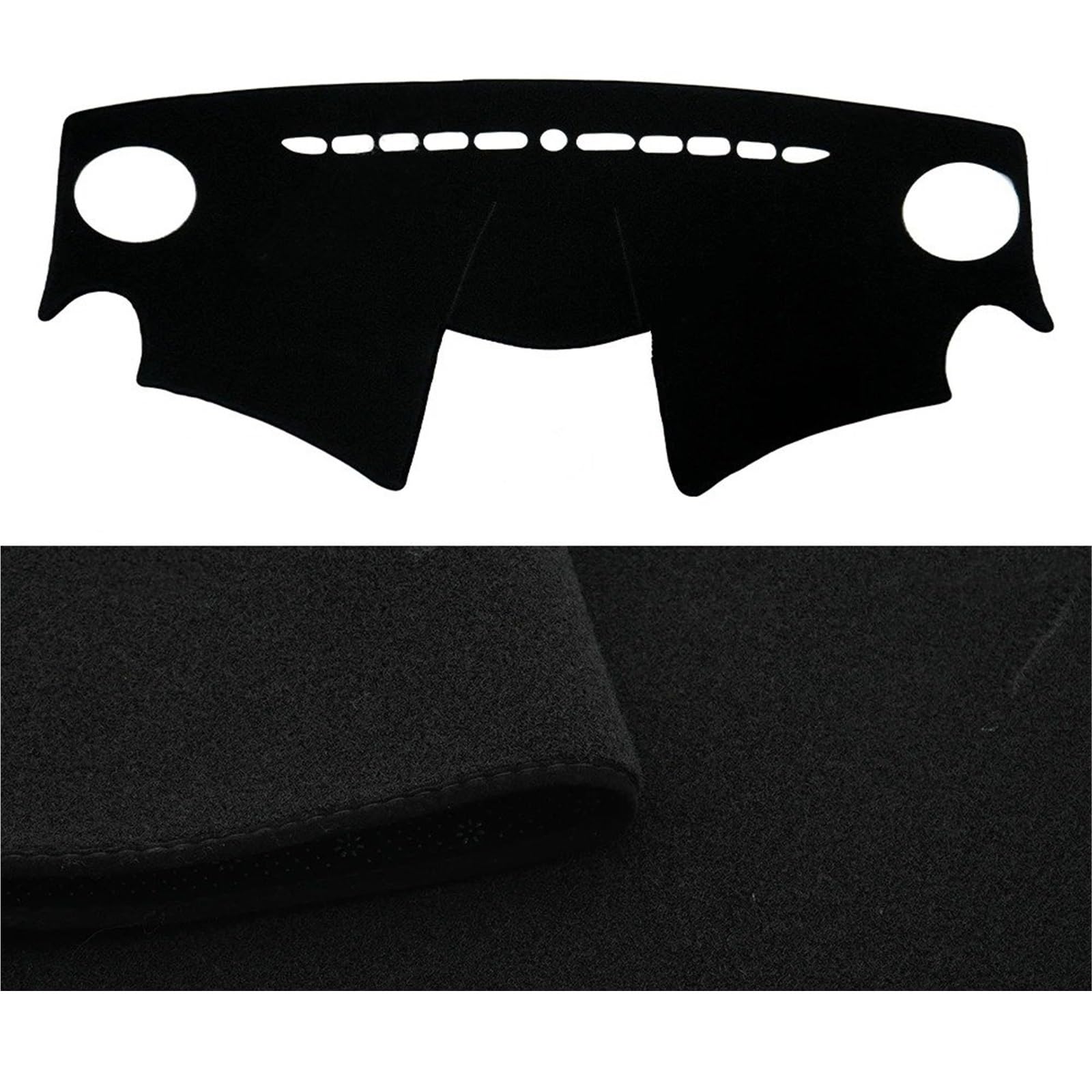 Armaturenbrett Sonnenschutz Teppich Für Chevrolet Für Spark 2013 2014 2015 Auto-Armaturenbrett-Abdeckung Armaturenbrett-Matte Sonnenblende Anti-UV-Teppich Autozubehör(Schwarz) von URAGER