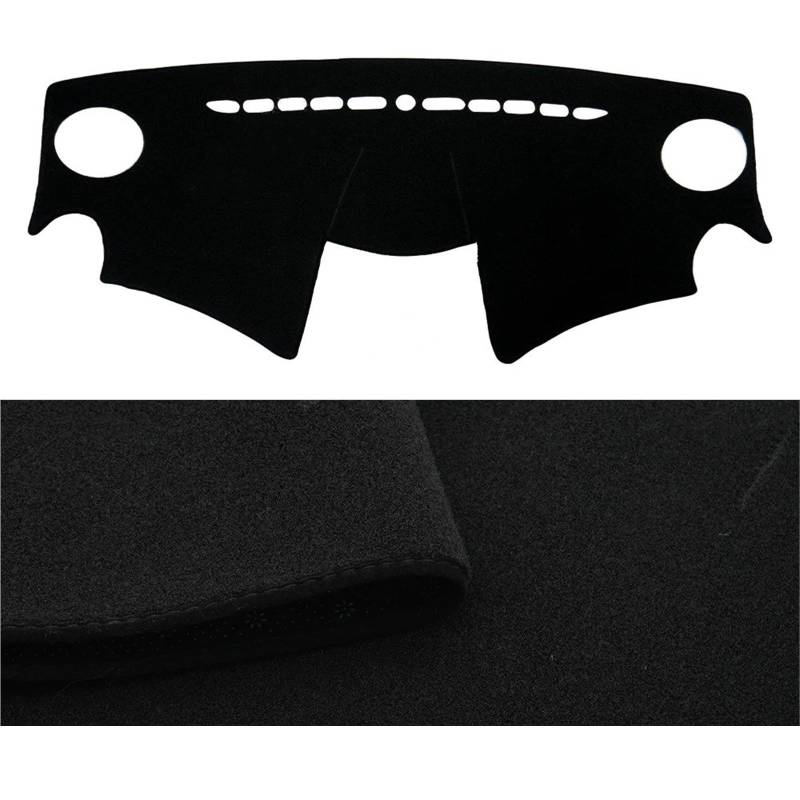 Armaturenbrett Sonnenschutz Teppich Für Chevrolet Für Spark 2013 2014 2015 Auto-Armaturenbrett-Abdeckung Armaturenbrett-Matte Sonnenblende Anti-UV-Teppich Autozubehör(Schwarz) von URAGER