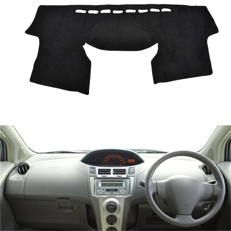 Armaturenbrett Sonnenschutz Teppich Für Daihatsu Charade Fließheck XP90 2005 2006 2007 2008 2009 2010 2011 LHD RHD Auto Dashboard Abdeckung Dash Matte Teppich Auto Dashmat(RHD Blue) von URAGER