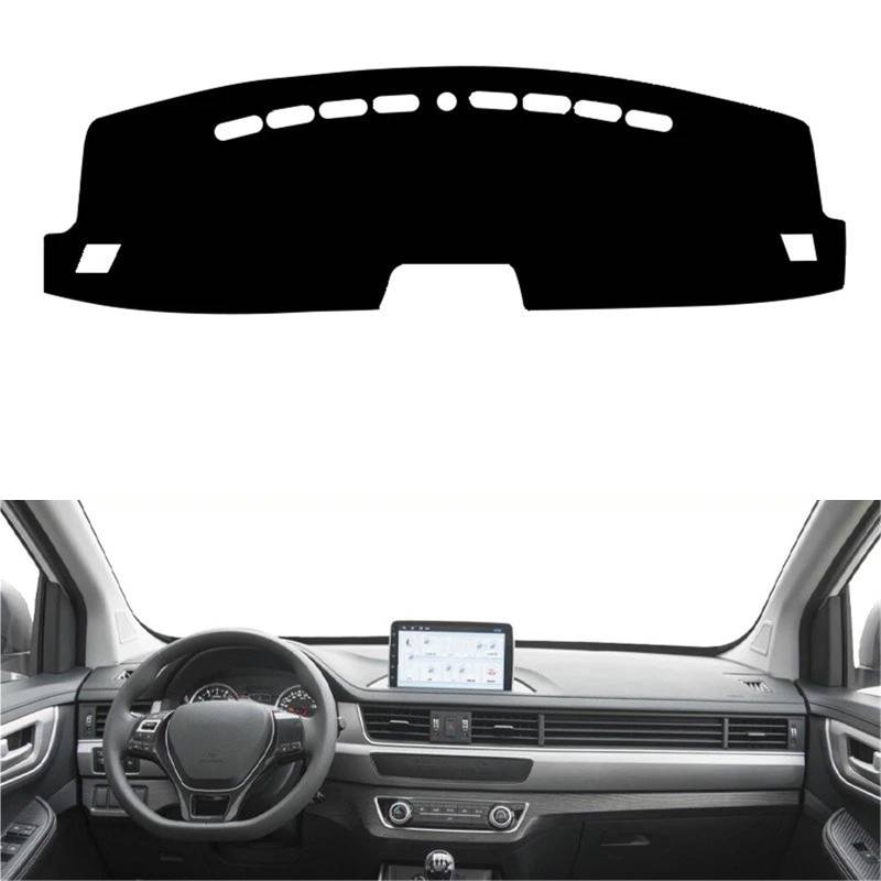 Armaturenbrett Sonnenschutz Teppich Für Dongfeng Fengxing SX6 2019 2020 2021 2022 Auto Auto Innen Dashboard Abdeckung Dash Mat Dashmat Teppich Cape Sonnenschutz Pad Teppich(Red LHD) von URAGER