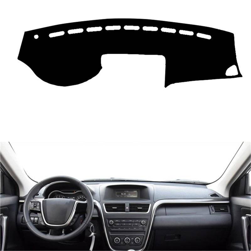 Armaturenbrett Sonnenschutz Teppich Für FAW Besturn X80 2013 2014 2015 2016 2017 LHD RHD Auto Auto Innen Armaturenbrettabdeckung Dashmat Teppich Cape Sonnenschutz Teppich Anti-UV(Red LHD) von URAGER