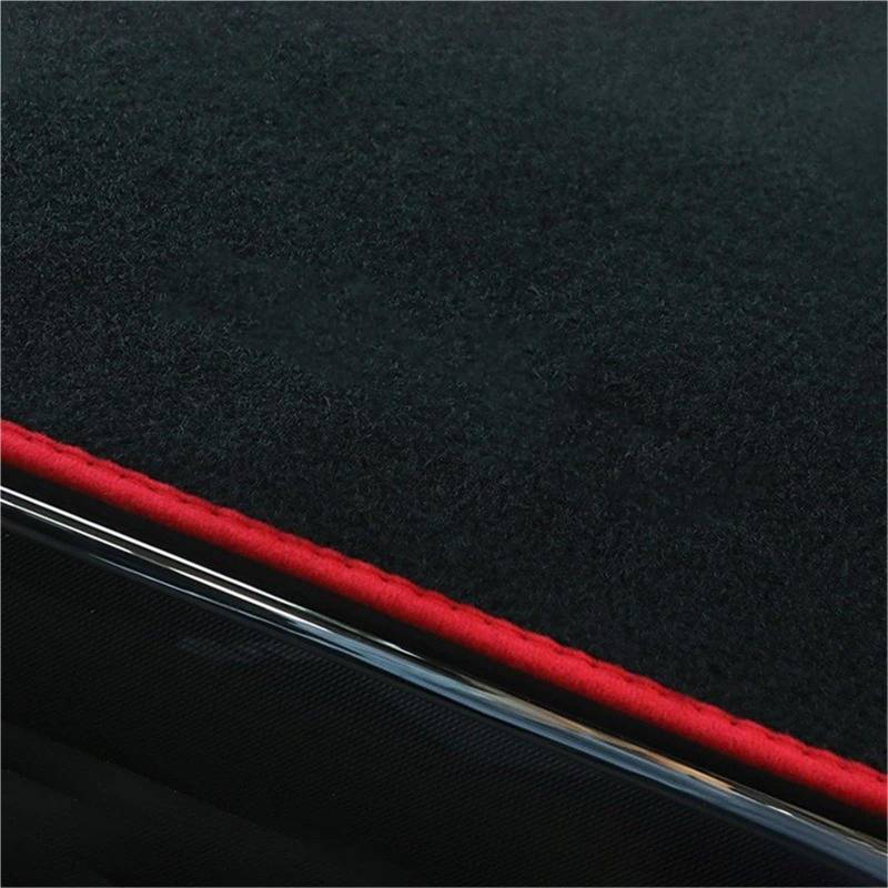 Armaturenbrett Sonnenschutz Teppich Für Haval Für Jolion 2021-2024 Auto-Armaturenbrett-Abdeckung Sonnenschutz-Pads Teppiche Instrumententafel Schreibtisch Anti-UV-Matten-Fall(with HUD Red RHD) von URAGER