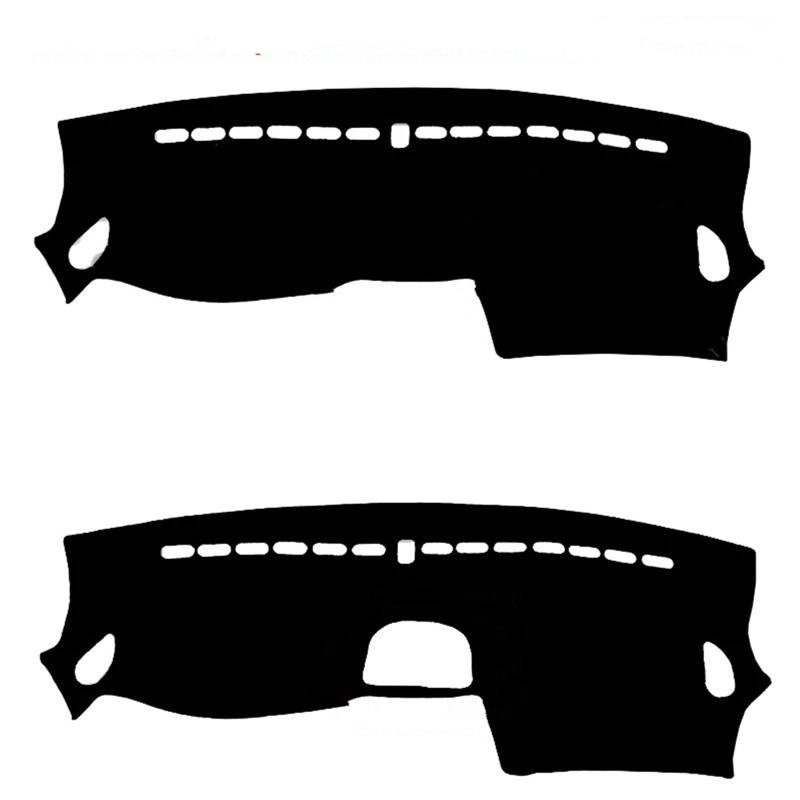 Armaturenbrett Sonnenschutz Teppich Für Hyundai Für Santa Für Fe SM Classic 2000-2006 Auto-Armaturenbrett-Abdeckung Auto-Armaturenbrett-Matte Teppichumhang Sonnenschutz-Armaturenbrett-Pad(Red RHD No H von URAGER