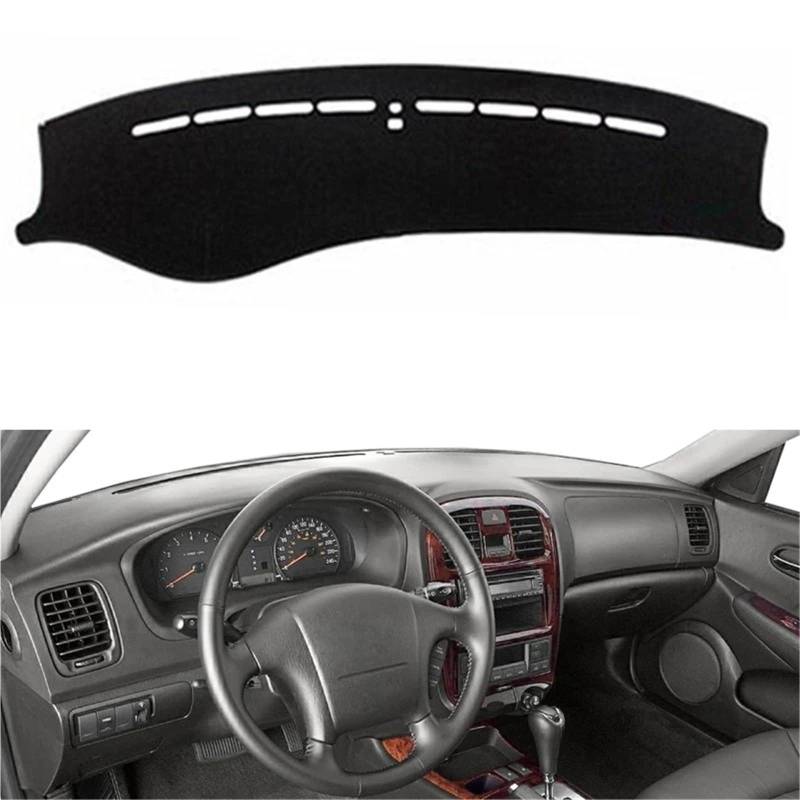 Armaturenbrett Sonnenschutz Teppich Für Hyundai Für Sonata Sonica EF 1998 1999 2000 2001 2002 2003 2004 2005 LHD RHD Sonnenschirm Auto Dashboard Abdeckung Dash Matte Teppich Cape(Blue LHD) von URAGER