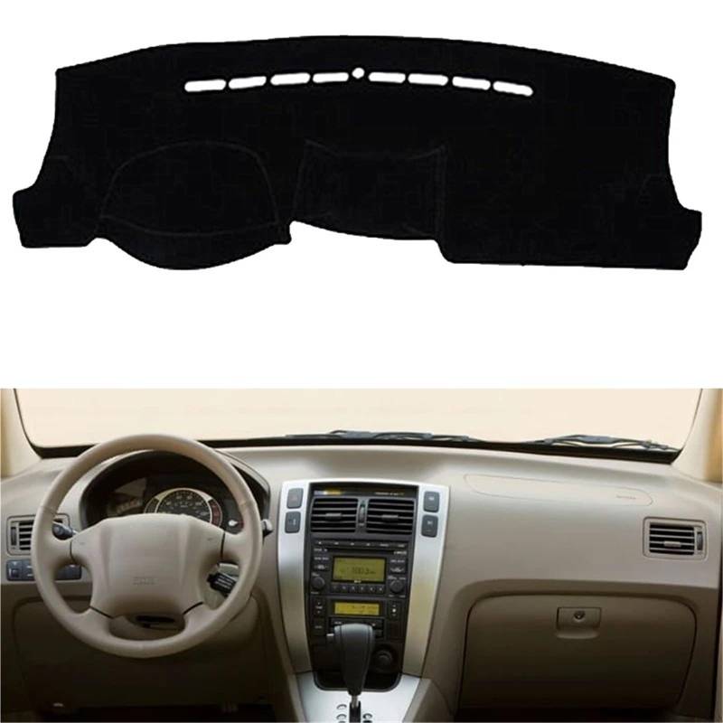 Armaturenbrett Sonnenschutz Teppich Für Hyundai Für Tucson 2005-2009 Auto Armaturenbrettabdeckung Auto Armaturenbrettmatte Armaturenbrettunterlage Teppich Anti-Uv Anti-Rutsch(Rot) von URAGER