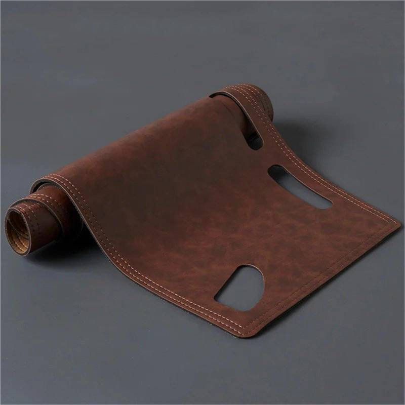Armaturenbrett Sonnenschutz Teppich Für Jeep Für Grand Für Cherokee WK2 2011-2019 Auto Dashmat Dashboard Leder Abdeckung Wildleder Dash Matte Pad Sonnenschirm Zubehör rutschfeste(PU - All Coffee) von URAGER