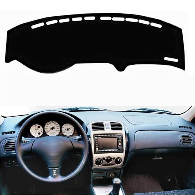 Armaturenbrett Sonnenschutz Teppich Für Mazda Familia 323 BJ Prouege 1998 1999 2000 2001 2002 2003 Auto Dashboard Abdeckung Dash Matte Teppich Teppich SunshadeCape(Red Left-Hand Drive) von URAGER
