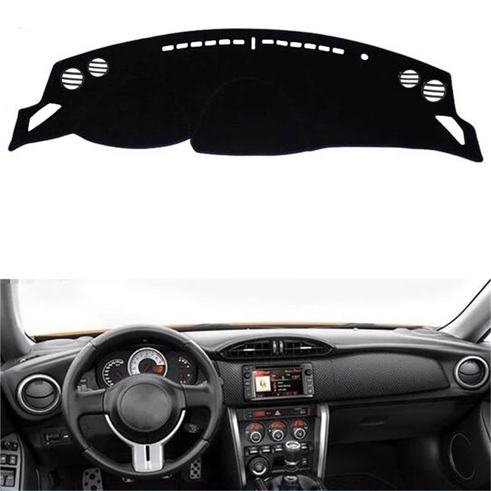 Armaturenbrett Sonnenschutz Teppich Für Subaru BRZ 2012 2013 2014 2015 2016 2017 2018 Auto Dashboard Abdeckung Dash Mat Dash Pad Teppich Dashmat Anti-uv(Blau) von URAGER