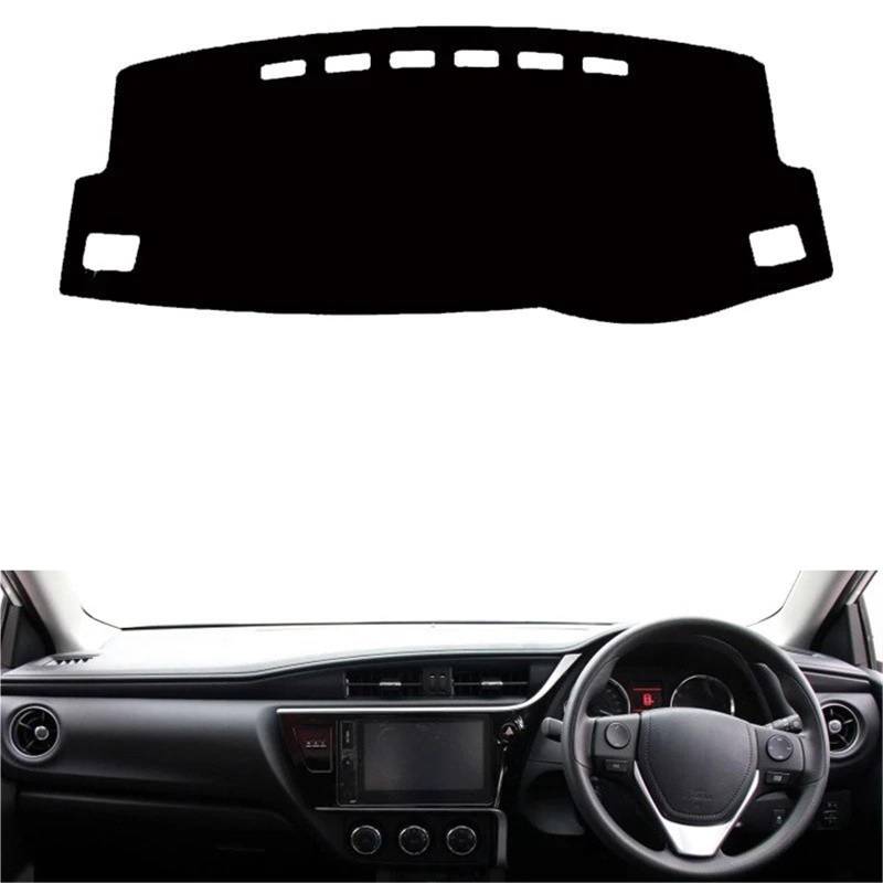 Armaturenbrett Sonnenschutz Teppich Für Toyota Corola IM Auris E170 E180 2014-2018 Für Scion RHD LHD Auto Innere Armaturenbrettabdeckung Armaturenbrettmatte Teppichkissen(G) von URAGER