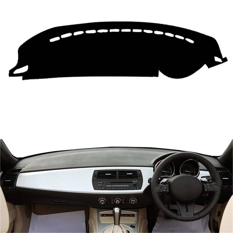 Armaturenbrett Sonnenschutz Teppich Für Z4 (E85) 2003 2004 2005 2006 2007 2008 LHD RHD Auto Dashboard Abdeckung DashMat Teppich Cape 2 Schichten Sonnenschirm Auto Cape(Blue RHD) von URAGER