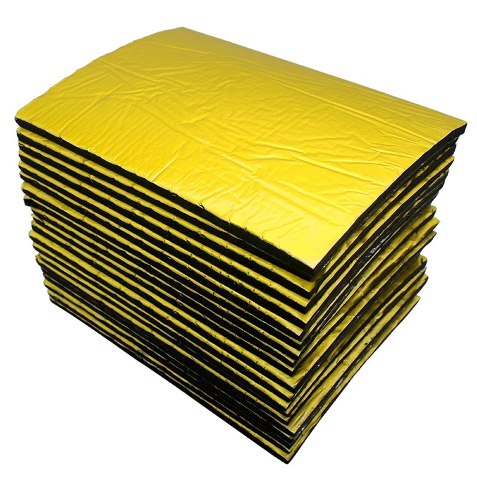 Dämmschaummatte 10 Stücke 25 cm * 18 cm Auto Haube Isolierung Dicke 5mm Sound Isolierung Matten Für Autos LKW Schallschutz Wärme Isolierung(10pcs Silvery) von URAGER