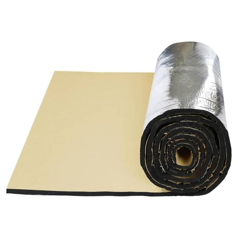 Dämmschaummatte 10 Stücke 5mm Auto-Innenraum Sound & Wärmedämmung Baumwolle Selbstklebende Schalldämmung Dämpfung Matte Auto Stille Kompakte Van Proofing von URAGER