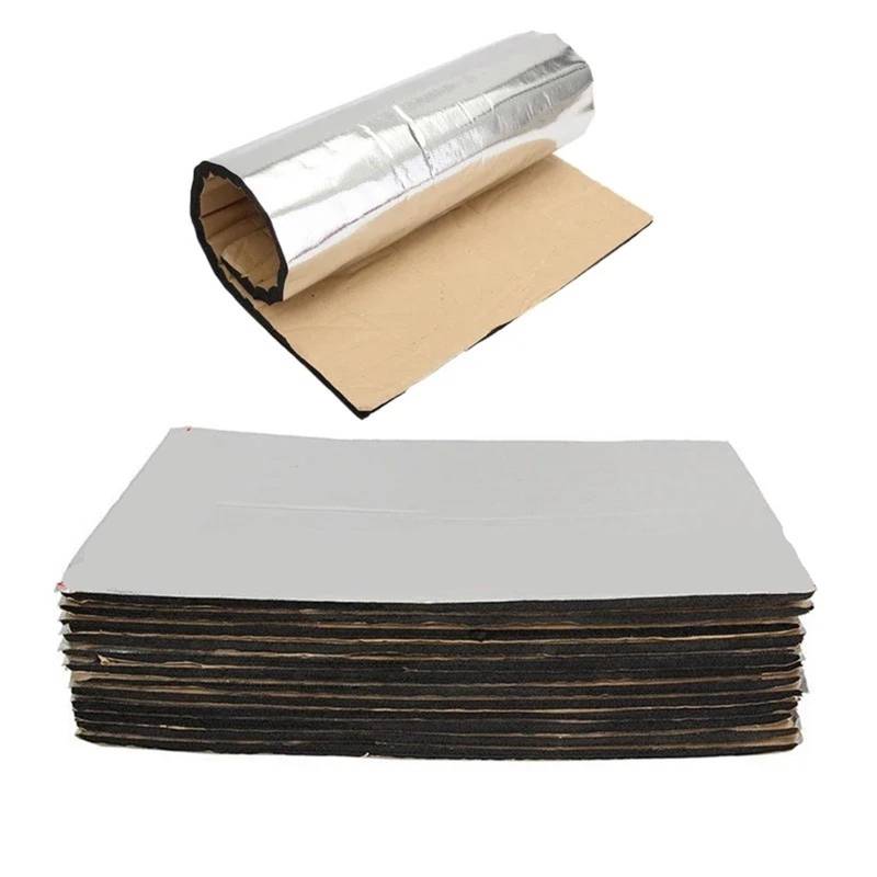 Dämmschaummatte 5/10/20 Autohaubenisolierung Geräuscharme 5-mm-Platten Schalldämpfer Wärmedämmmatte Schallschutz Trittschalldämmung Autos Und Lieferwagen(10PC) von URAGER