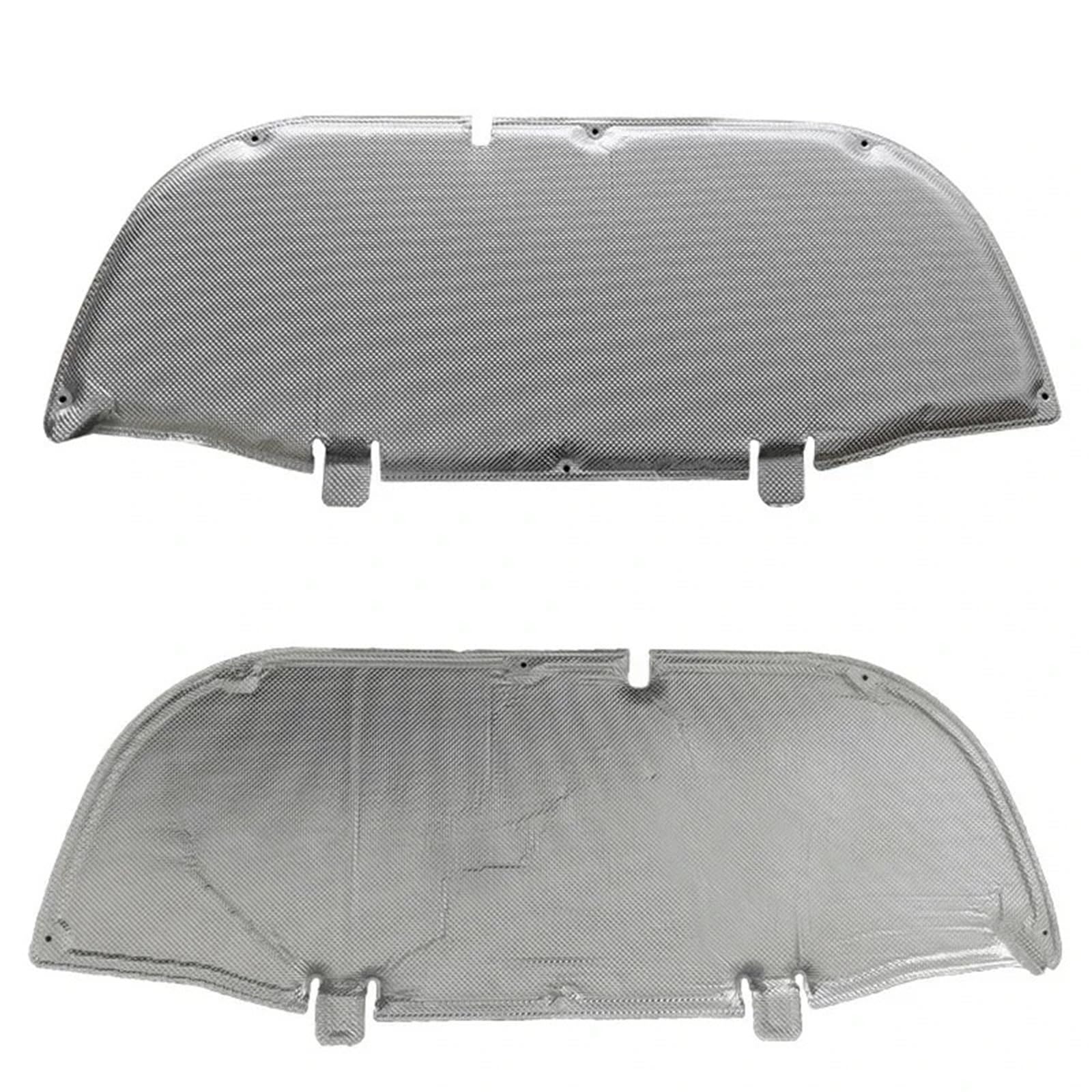 Dämmschaummatte Für Toyota Für Corolla Für Cross 2020 2021 2022 Front Motorhaube Isolierung Baumwolle Pad Front Motor Motorhaube Sound Wärme Matte Blatt Abdeckung(Silber) von URAGER