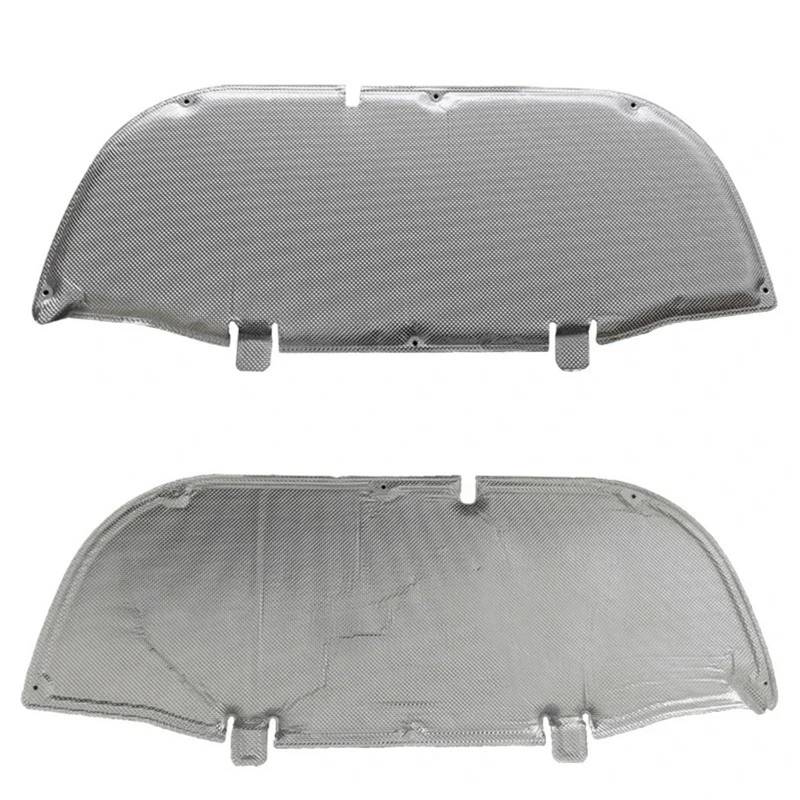 Dämmschaummatte Für Toyota Für Corolla Für Cross 2020 2021 2022 Front Motorhaube Isolierung Baumwolle Pad Front Motor Motorhaube Sound Wärme Matte Blatt Abdeckung(Silber) von URAGER
