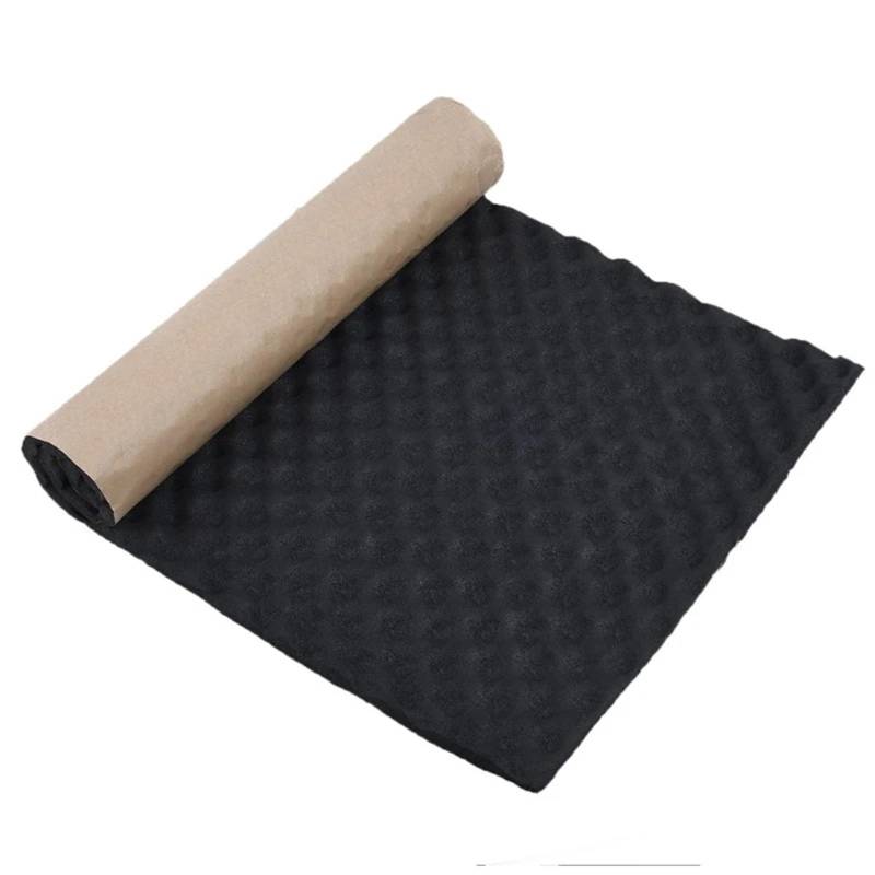 Dämmschaummatte Schalldämmmatte Selbstklebend Hochdichter Schaumstoff Eierkarton Schalldämmung Schalldämmung Schalldämmung Für Die Motorhaube(50x500cm) von URAGER