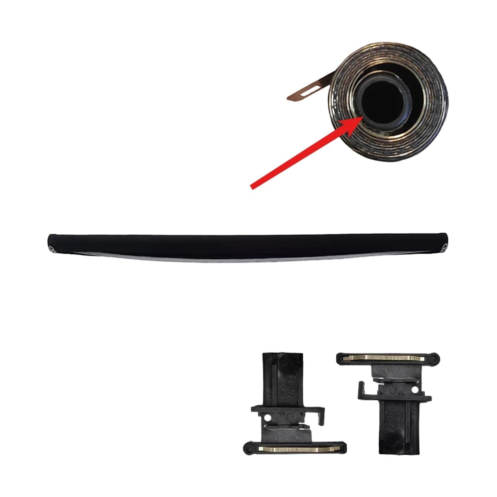 Sonnenblende 1K8877307A Auto Dachfenster Shutter Schiebedach Sonnenschirm Vorhang Abdeckung Montage Markise Für VW Für Scirocco 2009-2018 2017 2016 2015(Black Only Cloth) von URAGER