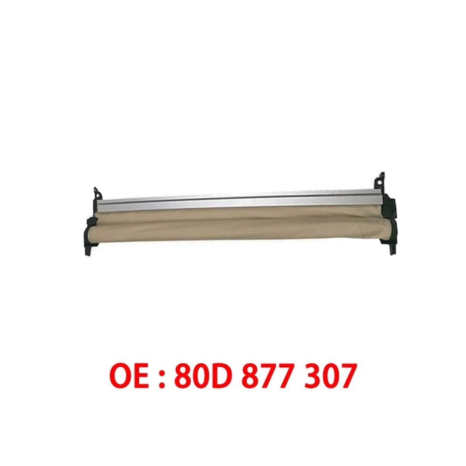Sonnenblende Für Q5L Auto Panorama Schiebedach Sonnenschirm Montage 80D877307 Beige Schwarz Grau 80D 877 307(Beige) von URAGER