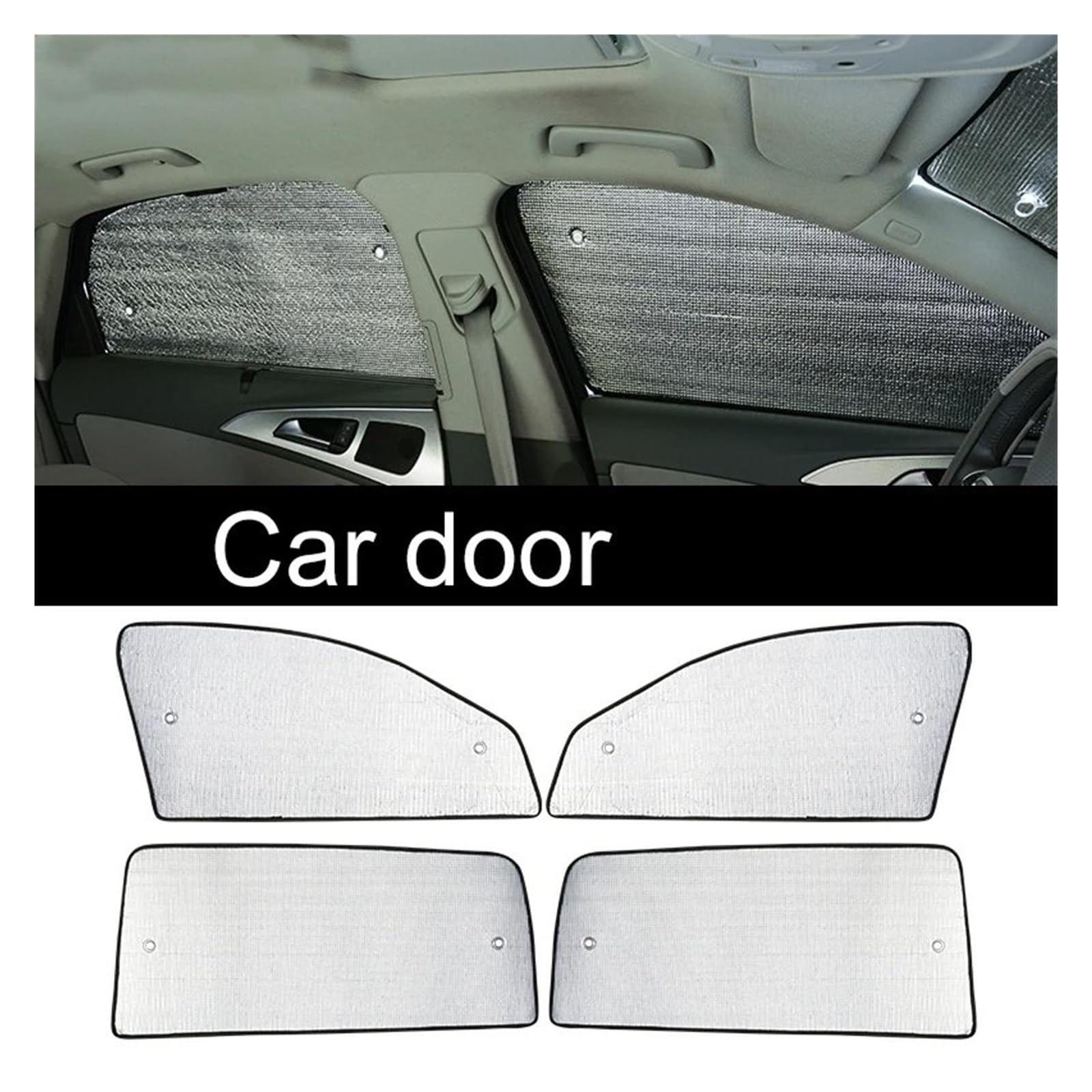 Sonnenblende Für Trumpchi Für GAC Für Empow 2023 Sonnenschutz Sonnenschutzvisier Frontscheibenschutz UV-Schutzvorhang Autozubehör(Car Door 4PIECE) von URAGER