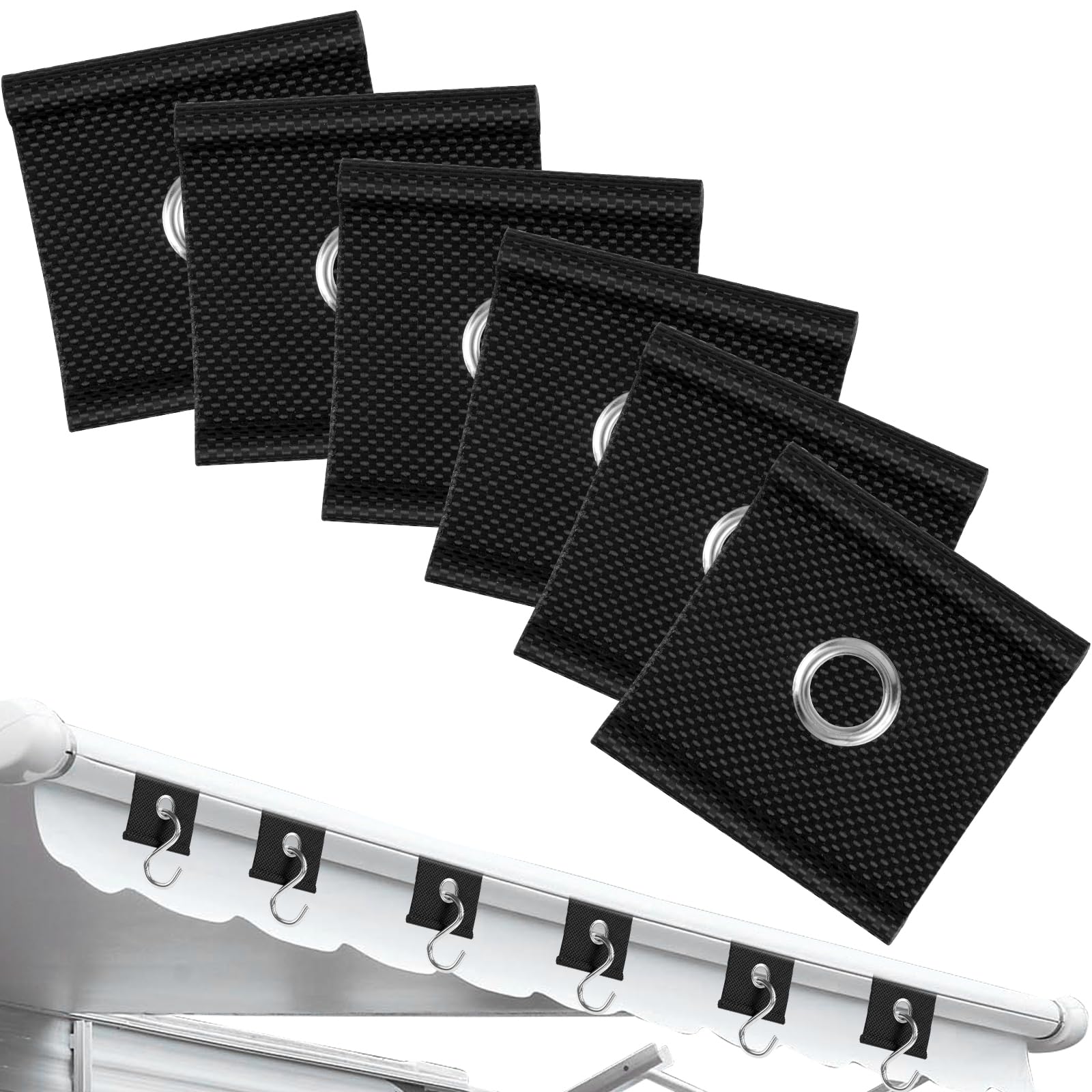 URAQT Kederleiste Haken, 6 Stück Kederöse für Kederschiene für 5/6 mm 7/8 mm Kederschiene RV Markisenhaken Camping Haken Haken Set Zubehör Aufhänger für Wohnmobil Wohnwagen Innen und Außendekoration URAQT Kederleiste Haken, 6 Stück Kederöse für Kederschiene für 5/6 mm 7/8 mm Kederschiene RV Markisenhaken Camping Haken Haken Set Zubehör Aufhänger für Wohnmobil Wohnwagen Innen und Außendekoration von URAQT