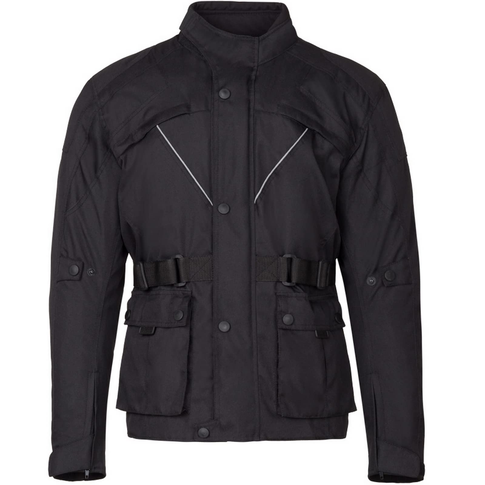 URBAN 5884 Herren-Motorradjacke mit Protektoren, Wasserdichte Motorradjacke aus Cordura, Herausnehmbares Thermofutter, Winddicht, Regenfest und Atmungsaktiv, Schwarz, M URBAN 5884 Herren-Motorradjacke mit Protektoren, Wasserdichte Motorradjacke aus Cordura, Herausnehmbares Thermofutter, Winddicht, Regenfest und Atmungsaktiv, Schwarz, M von URBAN 5884