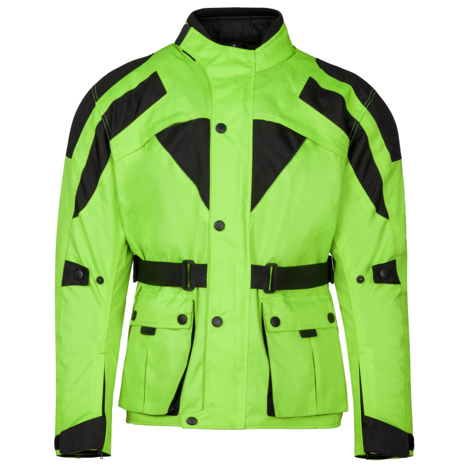 URBAN 5884 Herren-Motorradjacke mit Protektoren, Wasserdichte Motorradjacke aus Cordura, Herausnehmbares Thermofutter, Winddicht, Regenfest und Atmungsaktiv, Gelb, S URBAN 5884 Herren-Motorradjacke mit Protektoren, Wasserdichte Motorradjacke aus Cordura, Herausnehmbares Thermofutter, Winddicht, Regenfest und Atmungsaktiv, Gelb, S von URBAN 5884