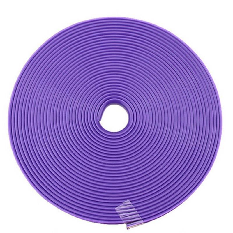 Auto Rad schutzring, 8M Felgenschutz Streifen, Auto Kfz Felgenband, Felgenrandaufkleber für Auto,Selbstklebende Styling Felgenschutzring, Felgenstyling Rim Protector, Gummi Dekoration Streifen von URFEDA