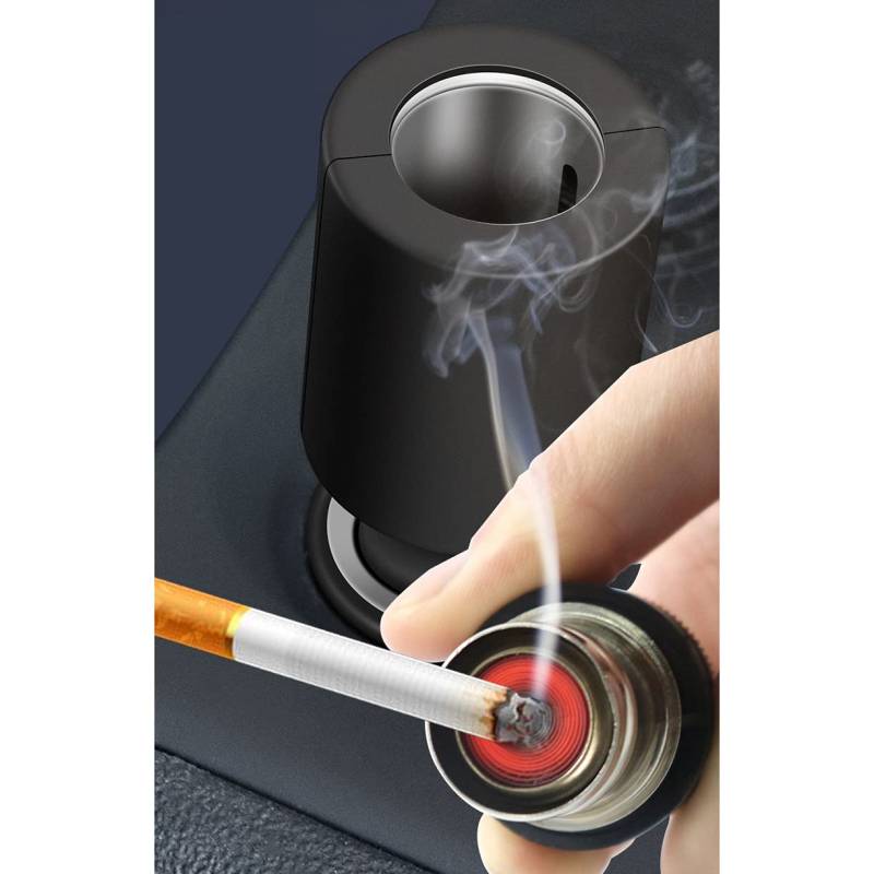 Auto Zigarettenanzünder Stecker, 12V 20mm Auto Netzstecker Zigarettenanzünder-Stecker Druckknopfersatz, Netzstecker Steckdose Ausgang Automatische Zigaretten Zündung Feuerzeug von URFEDA