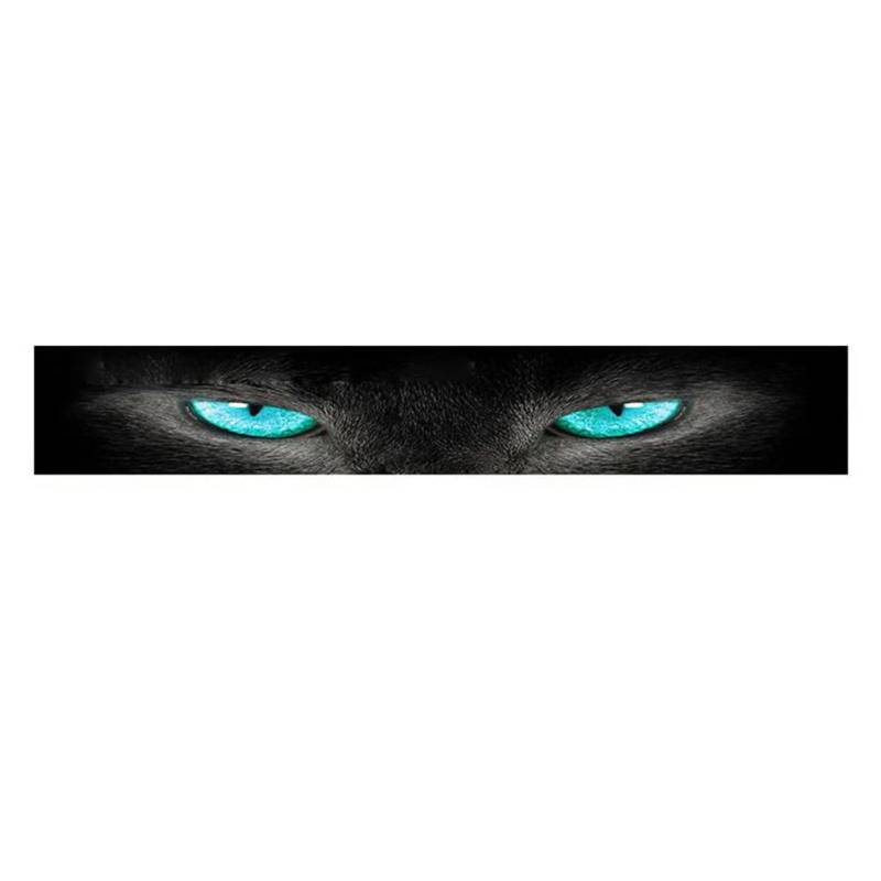 URFEDA Auto Fensteraufkleber Windschutzscheibe Banner, 3D Leopardauge Auto Sonnenschutz Frontscheibe Aufkleber, Front Heckscheibe Windschutzscheibe Reflektierende Aufkleber, Auto Dekoration Aufkleber von URFEDA