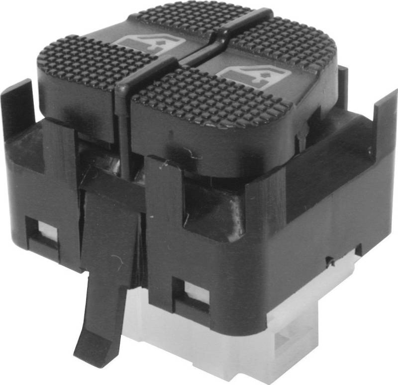 URO Parts Fensterschalter 1H095985501C Schwarz EIN-AUS Druckknopf 1-Weg Oberflächenmontage von URO Parts