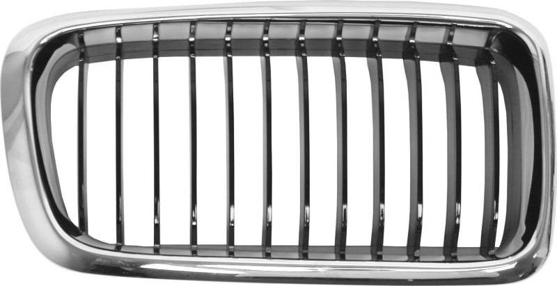 URO Parts 51138231594 Kühlergrill, rechts, verchromte Einfassung mit schwarzen vertikalen Lamellen von URO Parts