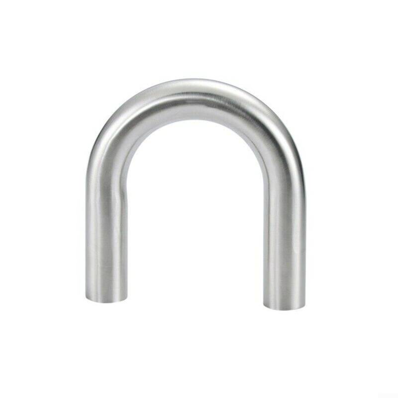 URPIZY 304 Edelstahl 180 Grad Bogen U-Rohr Poliertes Auspuffrohr Für Automobil Und Ausrüstung, Wandstärke 1,5 Mm, Durchmesser 19-51 Mm, Drehbar Und Zuschneidbar(32mm) von URPIZY