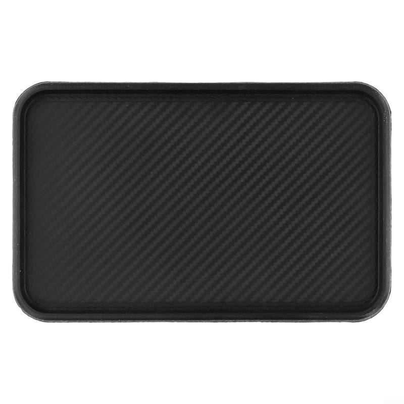 URPIZY Auto Armaturenbrett Antirutschmatte Silikon Aufbewahrung Organizer 200X128mm Schwarz Klebefrei Hitzebeständig Waschbar rutschfest Für Handy Schlüssel Münzen Sonnenbrillen von URPIZY