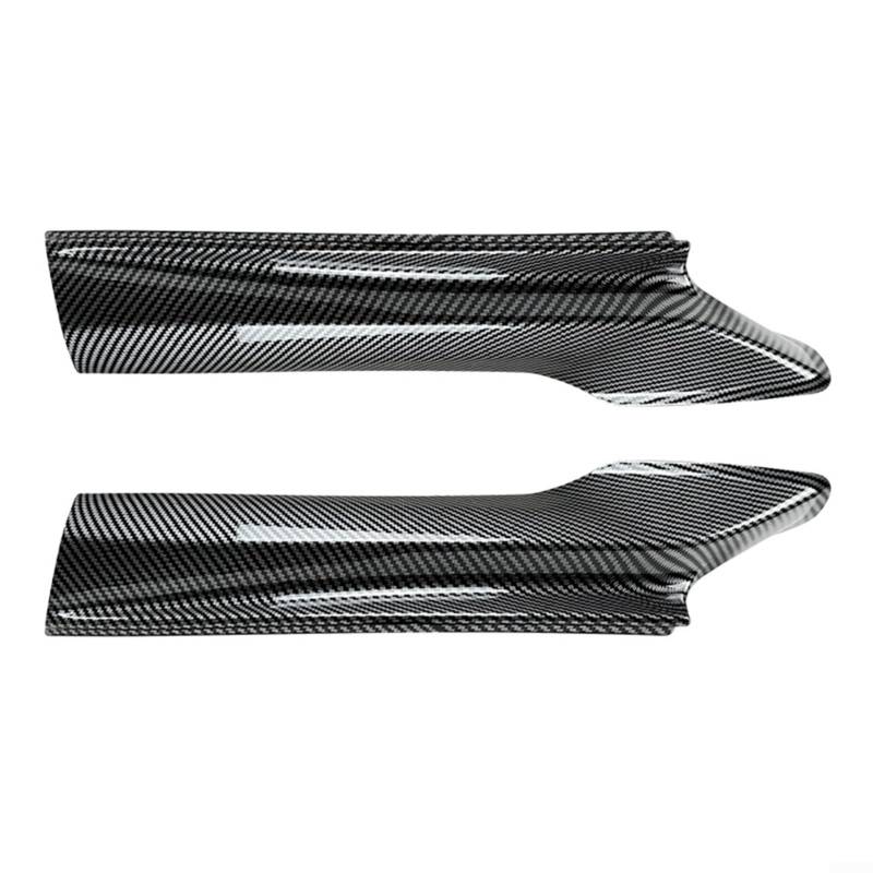 URPIZY Frontstoßstange Spoiler Lippe Splitter Für BMW 5Er F10 F11 Mit M Sport Stoßstange ABS Kunststoff Carbon Look Tuning Zubehör 2010-2017(Carbon Look) von URPIZY