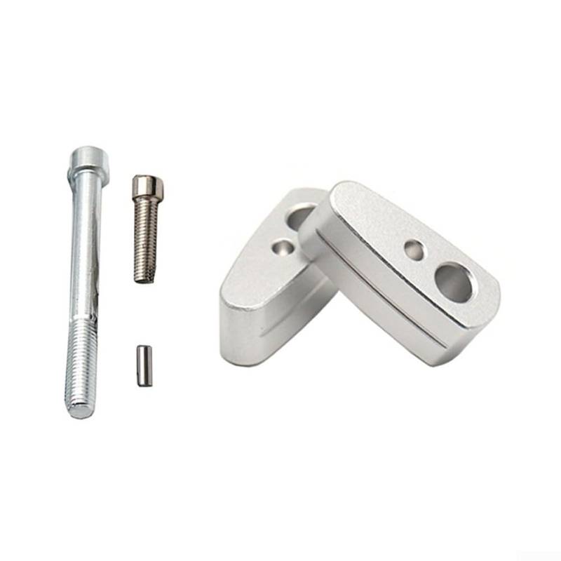 URPIZY Für BMW R Nine T Motorrad Lenkererhöhung 20Mm Silber Aluminiumlegierung Lenker Riser Kit Einfache Installation Direkter Ersatz - Kompatibel Mit R NineT Pure Urban G/S Scrambler K1600B(silver) von URPIZY