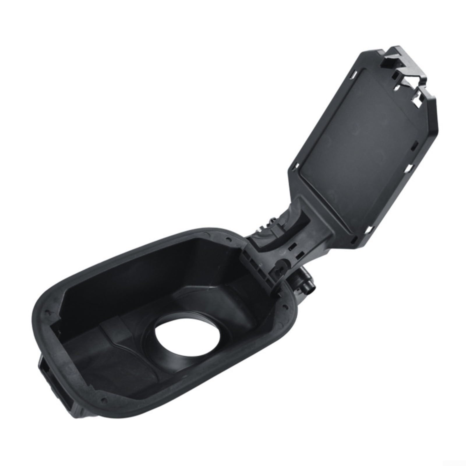 URPIZY GLC Klasse Tankdeckel Innenabdeckung Für Mercedes Klappbar Kraftstoffbehälter Schutzabdeckung Für GLC 260L W253 2015-2022 Schwarz(A) von URPIZY