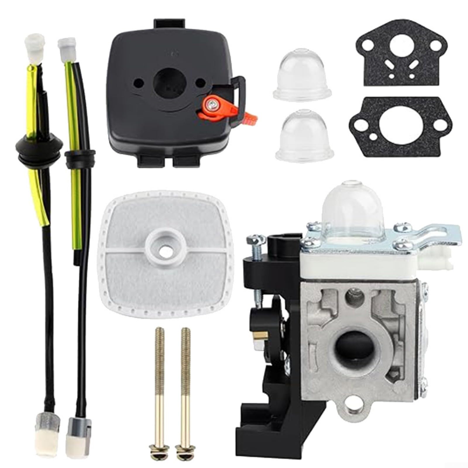 Vergaser mit Tune Up Kit, SRM-225 Vergaser Set für Rasentrimmer SRM225 SRM225i SRM225U GT225 GT225L Rasentrimmer Freischneider Zubehör Vergaser mit Tune Up Kit, SRM-225 Vergaser Set für Rasentrimmer SRM225 SRM225i SRM225U GT225 GT225L Rasentrimmer Freischneider Zubehör von URPIZY