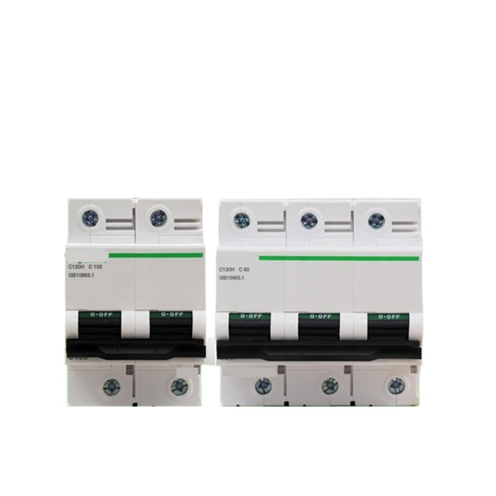 C Typ C120H 3P 80A 100A 125A 400V 50/60Hz Stromverteilungsschutz Hochbrechender Leistungsschalter 1St(125A) von URUJAMOY