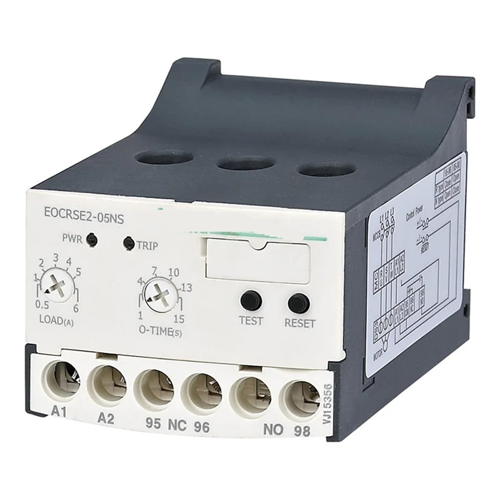 EOCR-SE2 Schlankes elektronisches Überlastrelais, Motorschutz, thermisches Überlastrelais, 1 Stück(0.5-6A) von URUJAMOY
