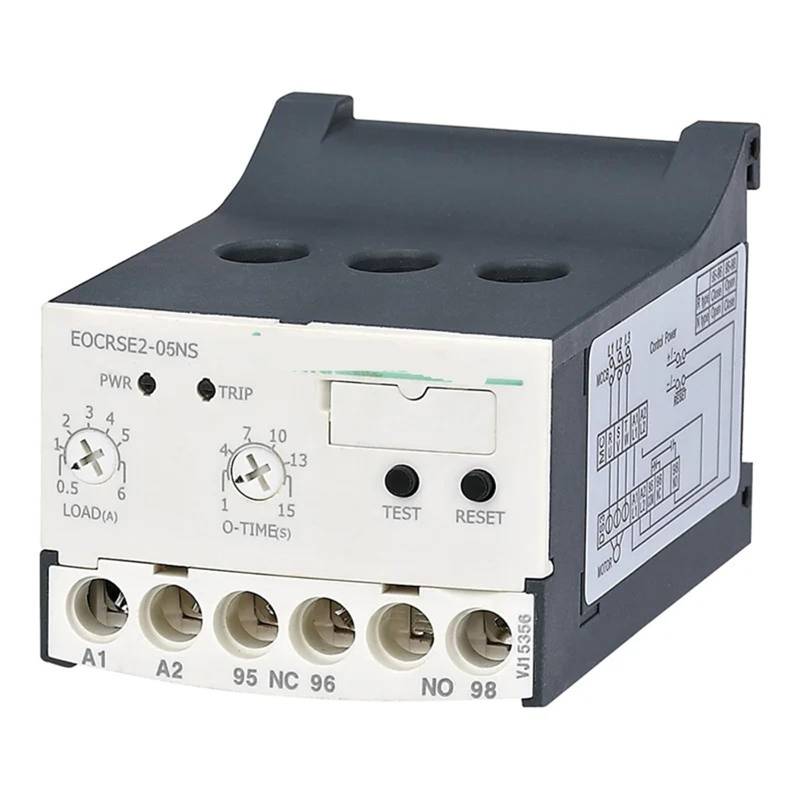 EOCR-SE2 Schlankes elektronisches Überlastrelais, Motorschutz, thermisches Überlastrelais, 1 Stück(0.5-6A) von URUJAMOY