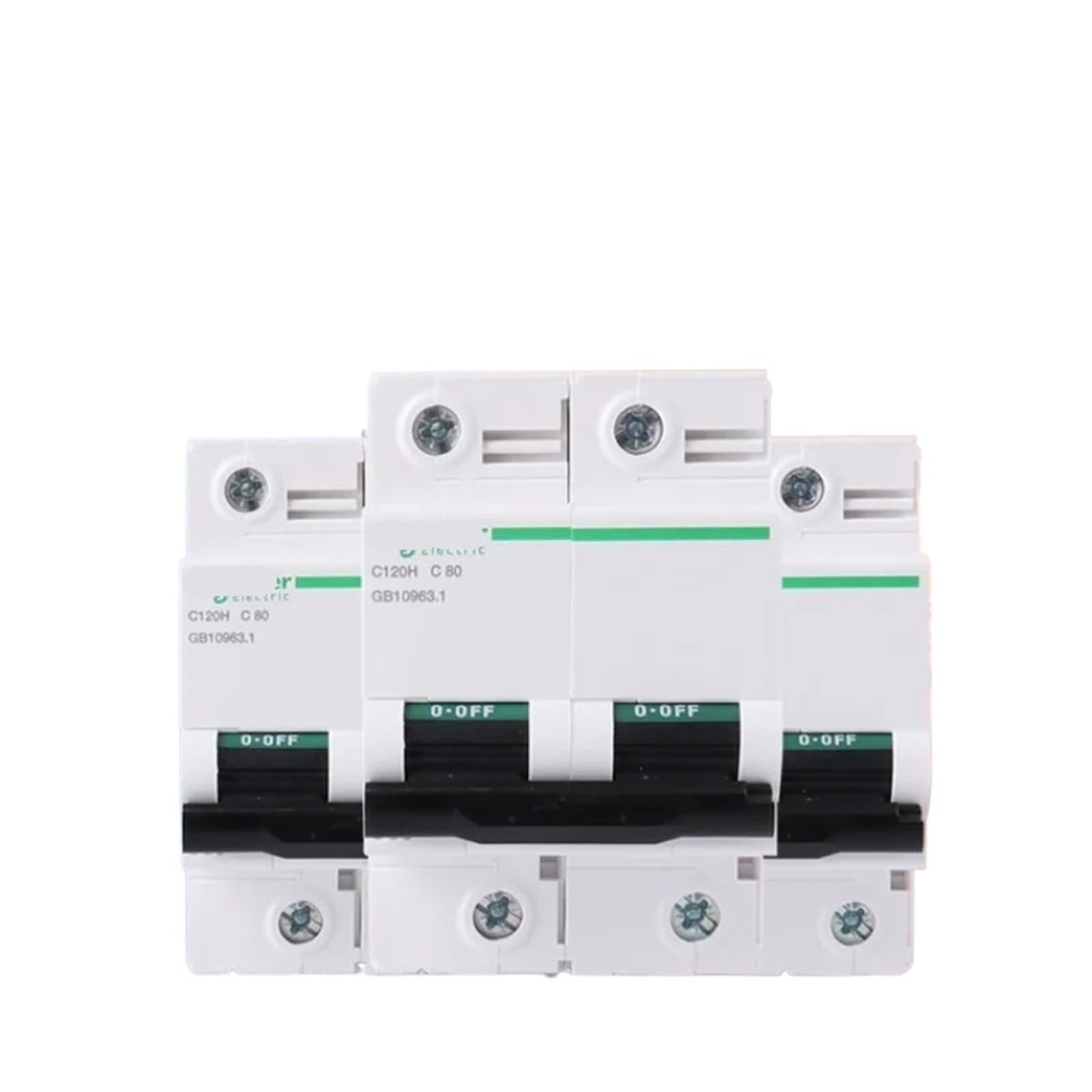 Elektrischer Hochstrom-Leistungsschalter C120H 63A 80A 100A 125A 1P 2P 3P 4P Typ C/Typ D 1 Stück(4P,80A) von URUJAMOY