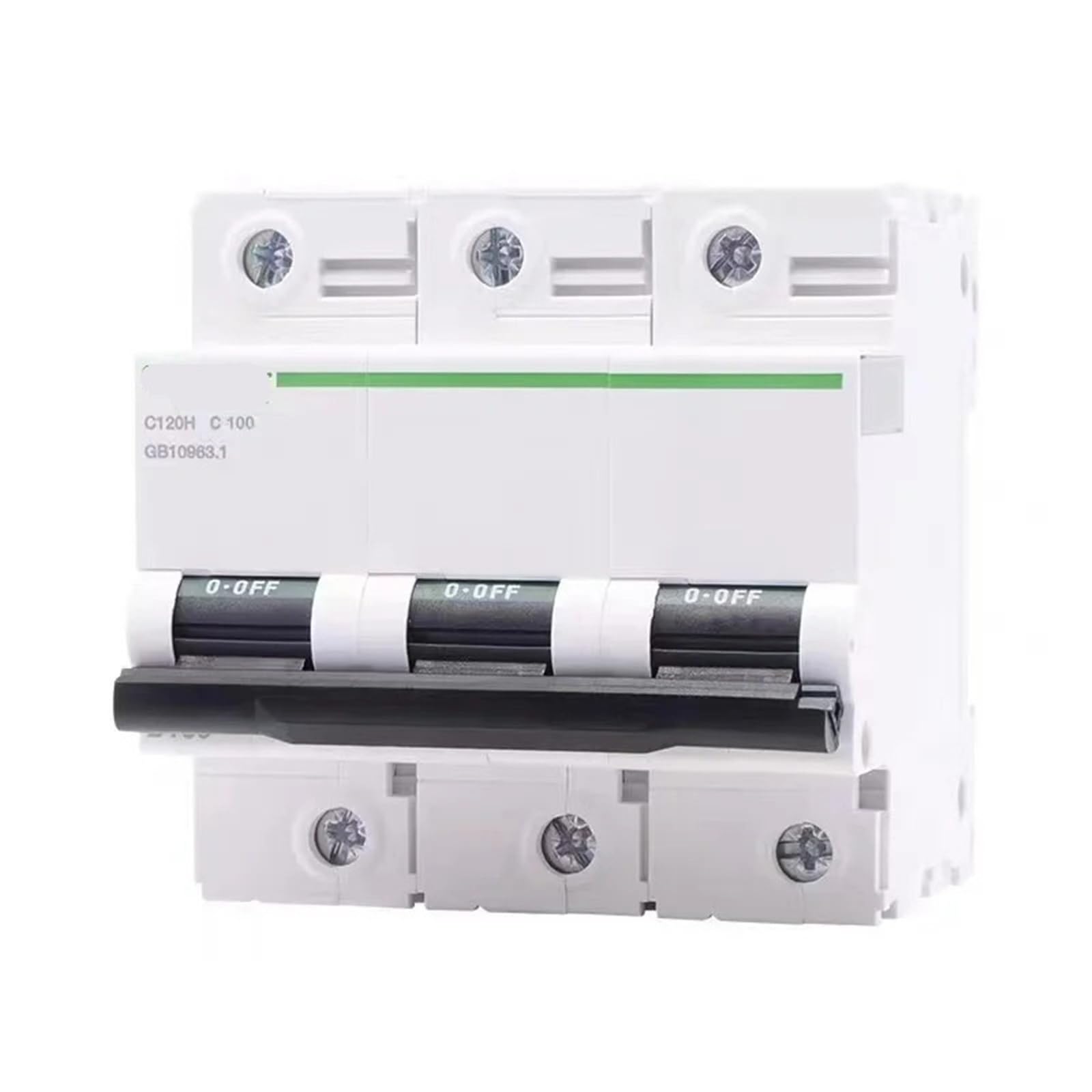Elektrischer Hochstrom-Leistungsschalter C120H 63A 80A 100A 125A 1P-4P Typ C/Typ D 1 Stück(3P,80A) von URUJAMOY