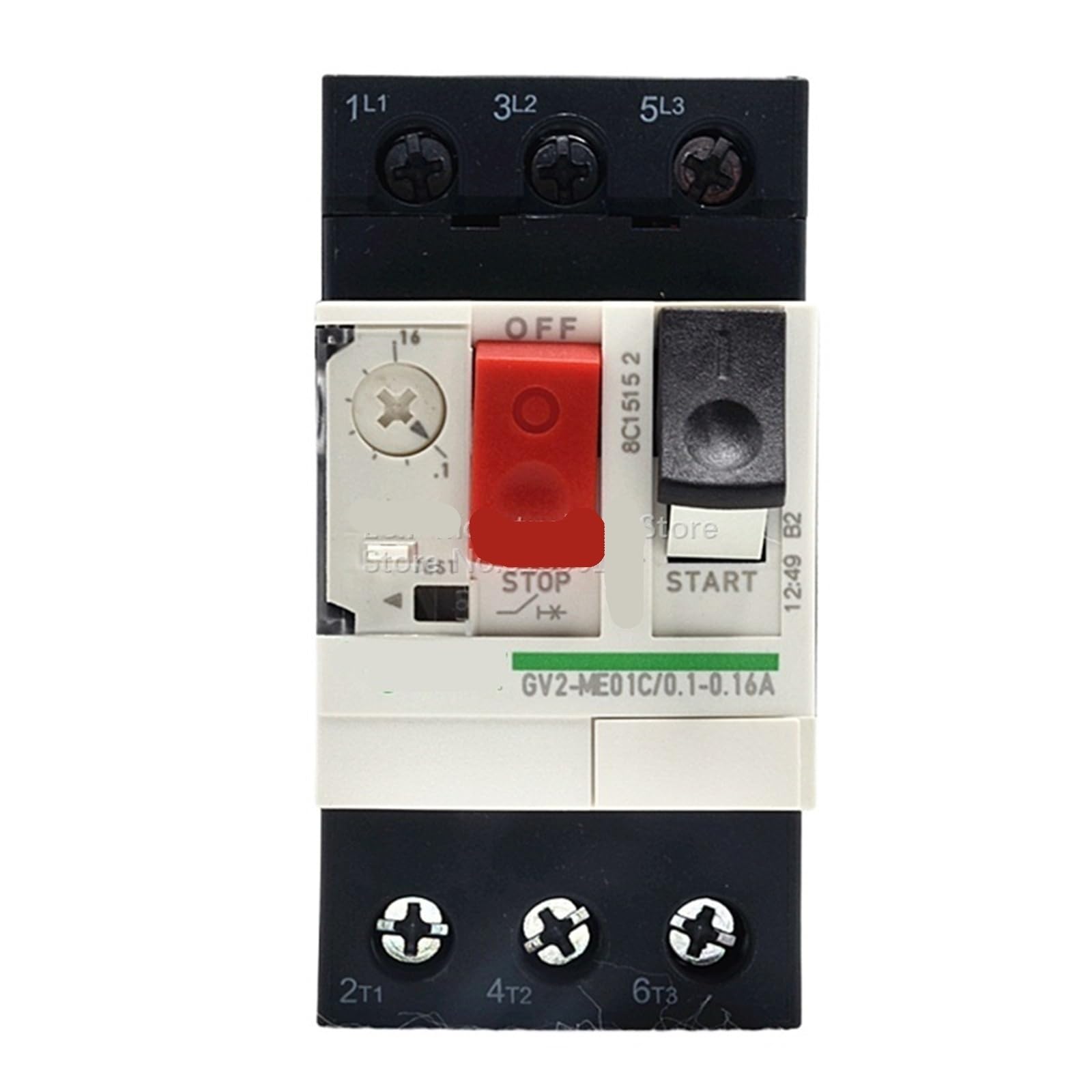GV2-ME01C Motorschutzschalter GV2ME01C 0,1–0,16 A Druckknopf 3P Thermomagnetischer Typ 1 Stück GV2-ME01C Motorschutzschalter GV2ME01C 0,1–0,16 A Druckknopf 3P Thermomagnetischer Typ 1 Stück von URUJAMOY